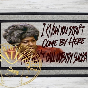 I know you didn't Esther rug mat PNG File