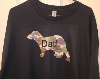 Ferret dad camo shirt unisex tshirt ferret