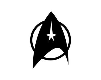 Star Trek logo vinyl indoor outdoor decal car wind shield customizable