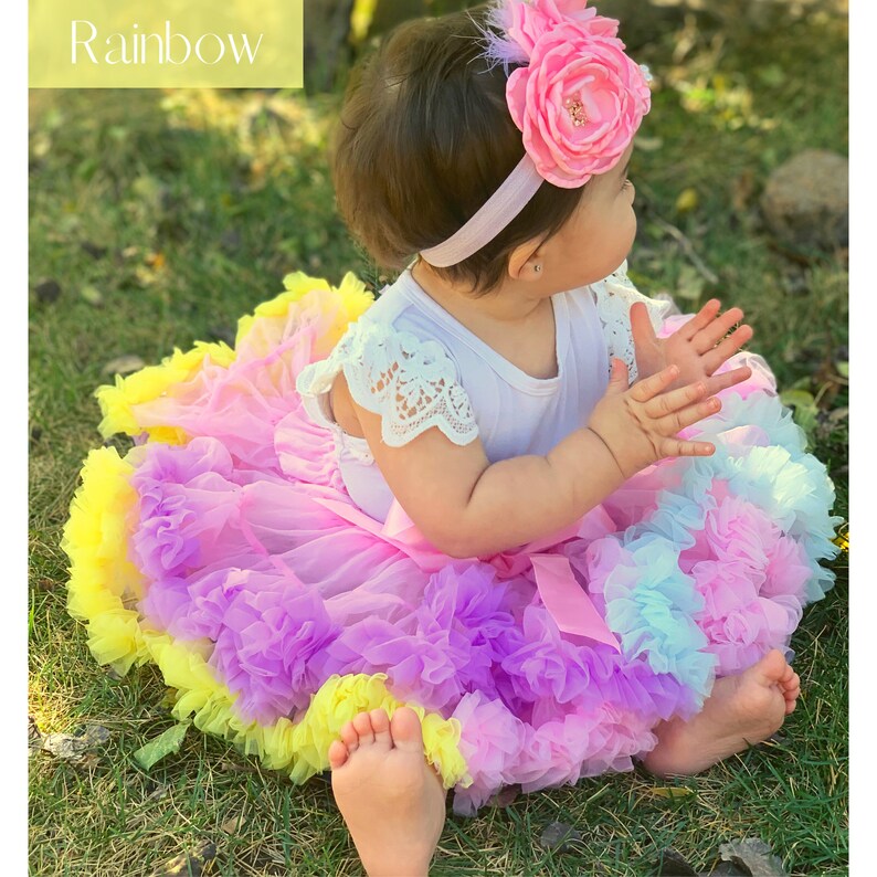 Girls Tutu Skirt Baby Girl's First Birthday Photo Shoot Etsy