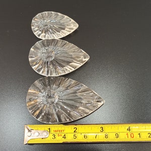 Vintage Prismatic Glass Chandelier Pendants - Set of 6