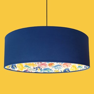 CARIBBEAN FISH MYSTERY, Handmade Lamp shade by Abajur.