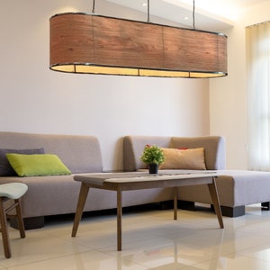 ARK-100/3L OAKWOOD Handgefertigter Naturholzfurnier Skandinavische Lampenschirm von Abajer.