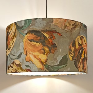 FLOWERS, Handmade Lamp shade  by Abajur.