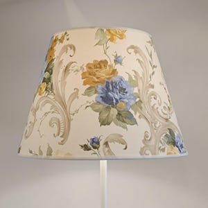 ROSE 78 CLASSIC, Handmade Lamp shade by Abajur,a Country Style Lampshade for table/floor lamp or as a ceiling pendant lamp.