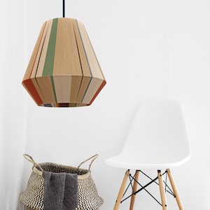 KYTHIRA-STONE-2, Handmade YARN Lamp shade,Large woven Bon Bon Lampshade, Pendant Light  by Abajur