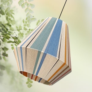 ANTIKYTHIRA-STONE-1, Handmade YARN Lamp shade,Large woven Bon Bon Lampshade, Pendant Light  by Abajur