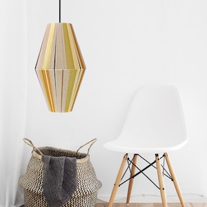 KYOTO-4800-1, Handmade 100% Cotton YARN Shade, Large woven Bon Bon Lampshade,Pendant Light by Abajur.