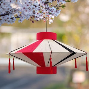 Tokyo-6000 YARN, Impressive Handmade Lamp shade, Large woven Bon Bon Lampshade, Pendant Lamp by AbajurHandmade.