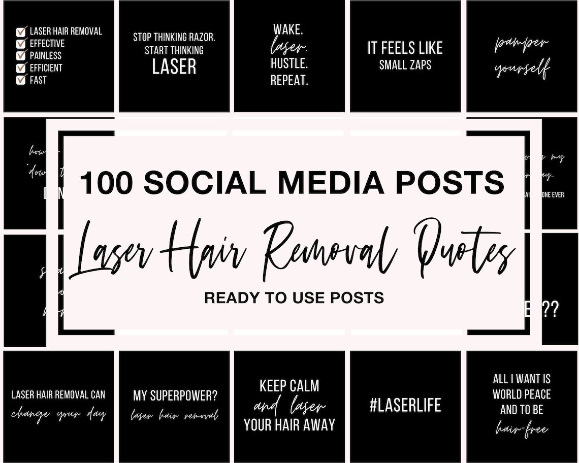Laser Hair Removal Instagram Laser Hair Removal Quotes Etsy