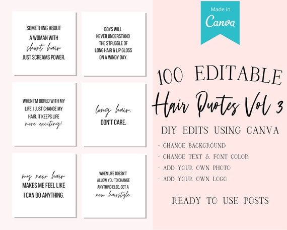 Hair Quotes Instagram Post Hairdresser Quote Hairdressing - Etsy Canada Hair Quotes Instagram Post Hairdresser Quote Hairdressing - Etsy Canada
