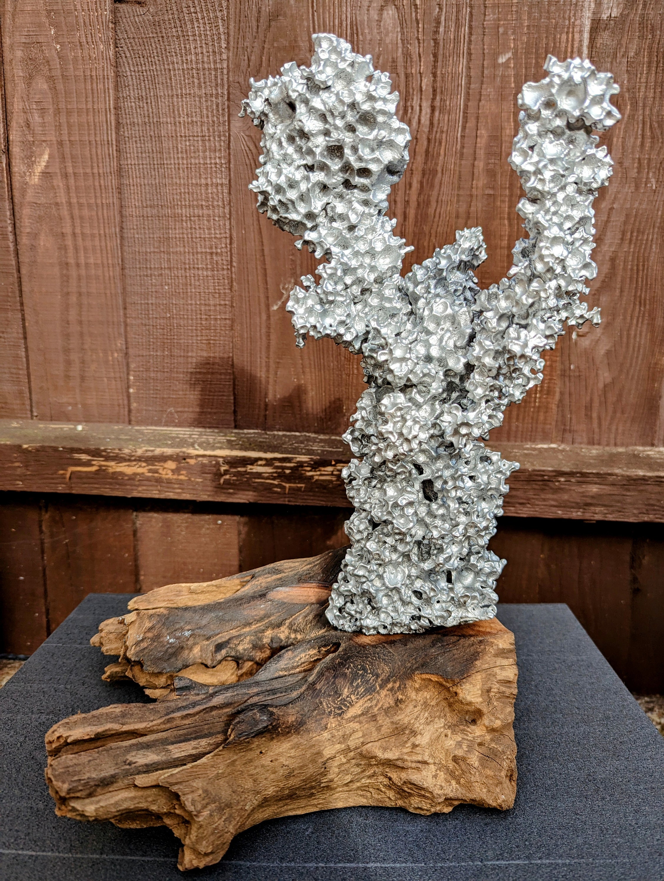 Perle d'eau en aluminium orbeez sculpture de corail extraterrestre