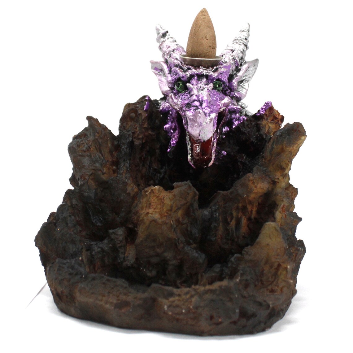 Purple Dragon LED Backflow Incense Burner for Home Office Etsy