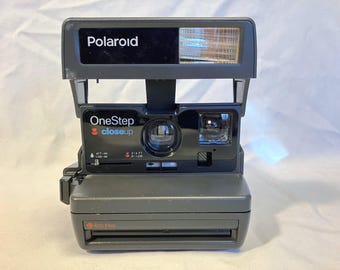 Film Tested 1990's Polaroid 600 OneStep CloseUp. Very Good Condition. Working Great! #3252