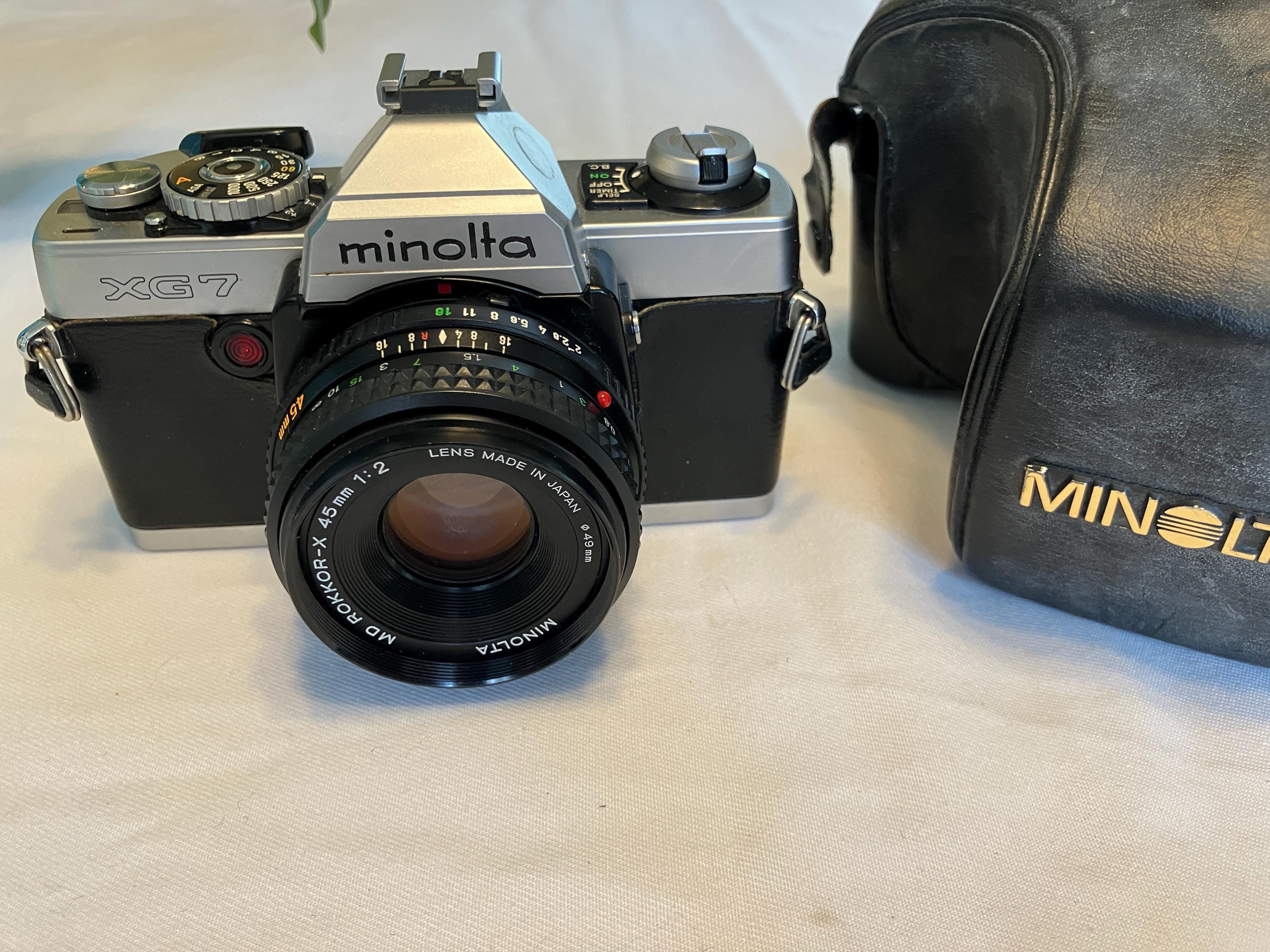 MINOLTA  Ｘ−7 As-Is]Minolta X-7 35mm SLR Film Camera MD 35-70mm F3.5 JAPAN