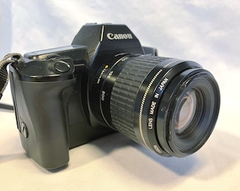 Film Tested 1987 Canon EOS 650 35mm Camera With Canon EF Ultrasonic 80-200mm 1:4.5-5.6 Lens. Very Good Condition!  #3363