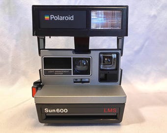 Film Tested Vintage 1980's Polaroid Sun 600 LMS. Good Condition. Working! #4167