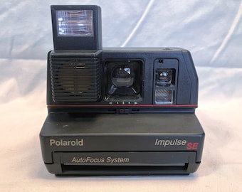 Film Tested Vintage Polaroid Impulse SE AF Auto Focus 600 Instant Camera. Working Great! #4077