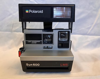 Film Tested Vintage 1980's Polaroid Sun 600 LMS. Good Condition. Working! #4078