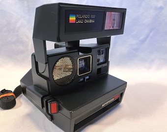 Film Tested Vintage 1980's Polaroid 660 AF - AutoFocus/Sonar Instant Camera.  Very Good Condition. Working! #4168