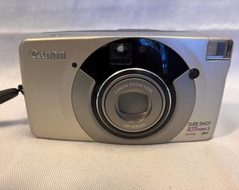 Film Tested 2001 Canon Sure Shot 105 Zoom 35mm Point and Shoot Camera. Working Great! #4052