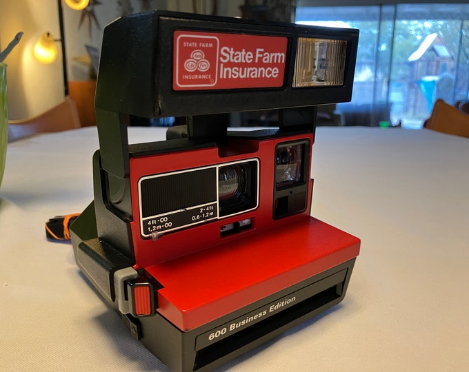 Film Tested Vintage Collectible 80's Polaroid 600 Business State Farm ...
