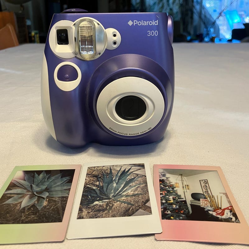 Polaroid Instax Mini 7S – Appareil Photo Instantané, état Occasion, Fonctionnel