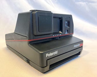 Film Tested Vintage 1980's Polaroid Impulse QPS Quick Pulse Sonar 600 Instant Camera  - #3469