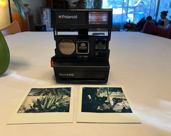 Vintage 1980's Polaroid 660 AF - AutoFocus/Sonar Instant Camera.  Good Condition.  Film Tested and Working! #1889