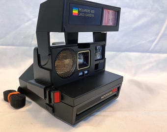 Film Tested Vintage 1980's Polaroid 660 AF - AutoFocus/Sonar Instant Camera.  Very Good Condition. Working! #4083