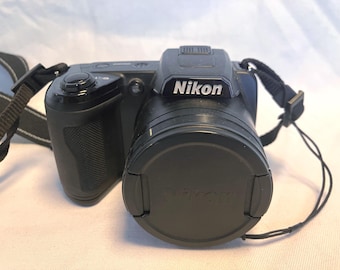 Tested Nikon Coolpix L105 Digital Camera 10.2mp W/ 2gb Card, New Battery and Charger. Working!  #4105