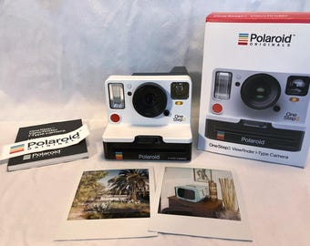 Film Tested Polaroid One Step 2 I-Type Instant Camera W/ Original Box and Instructions.  Excellent Condition and Working! #4192
