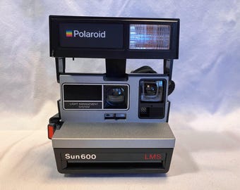 Film Tested Vintage 1980's Polaroid Sun 600 LMS. Good Condition. Working! #4171