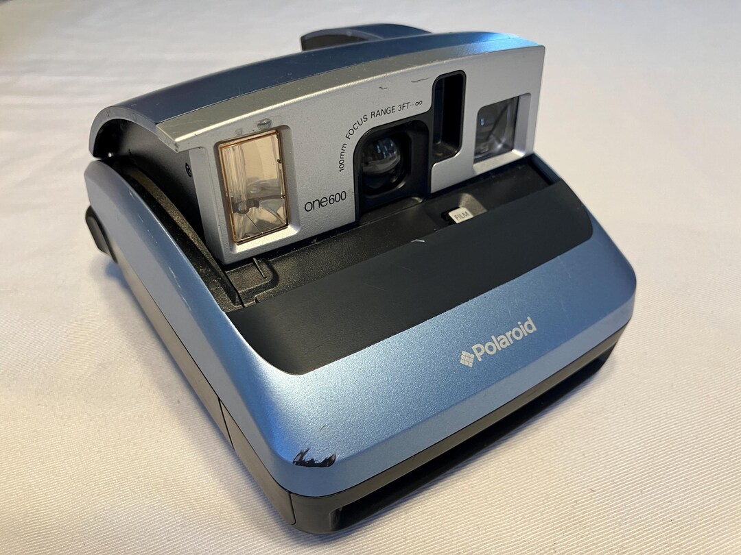 Film Tested Blue Polaroid One600 Classic Instant Working! #2550 