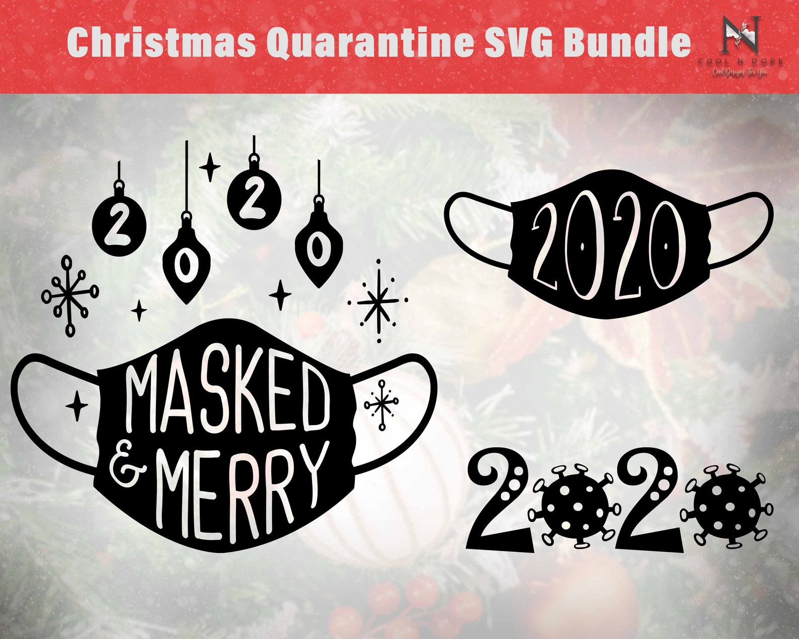 Download Christmas Quarantine SVG Bundle Covid Christmas 2020 SVG | Etsy