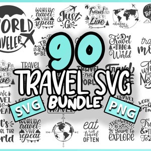 Travel Svg Bundle | funny travel svg | travel clipart | Traveling svg | Svg Files for cricut | Svg bundle  | Travel svg files