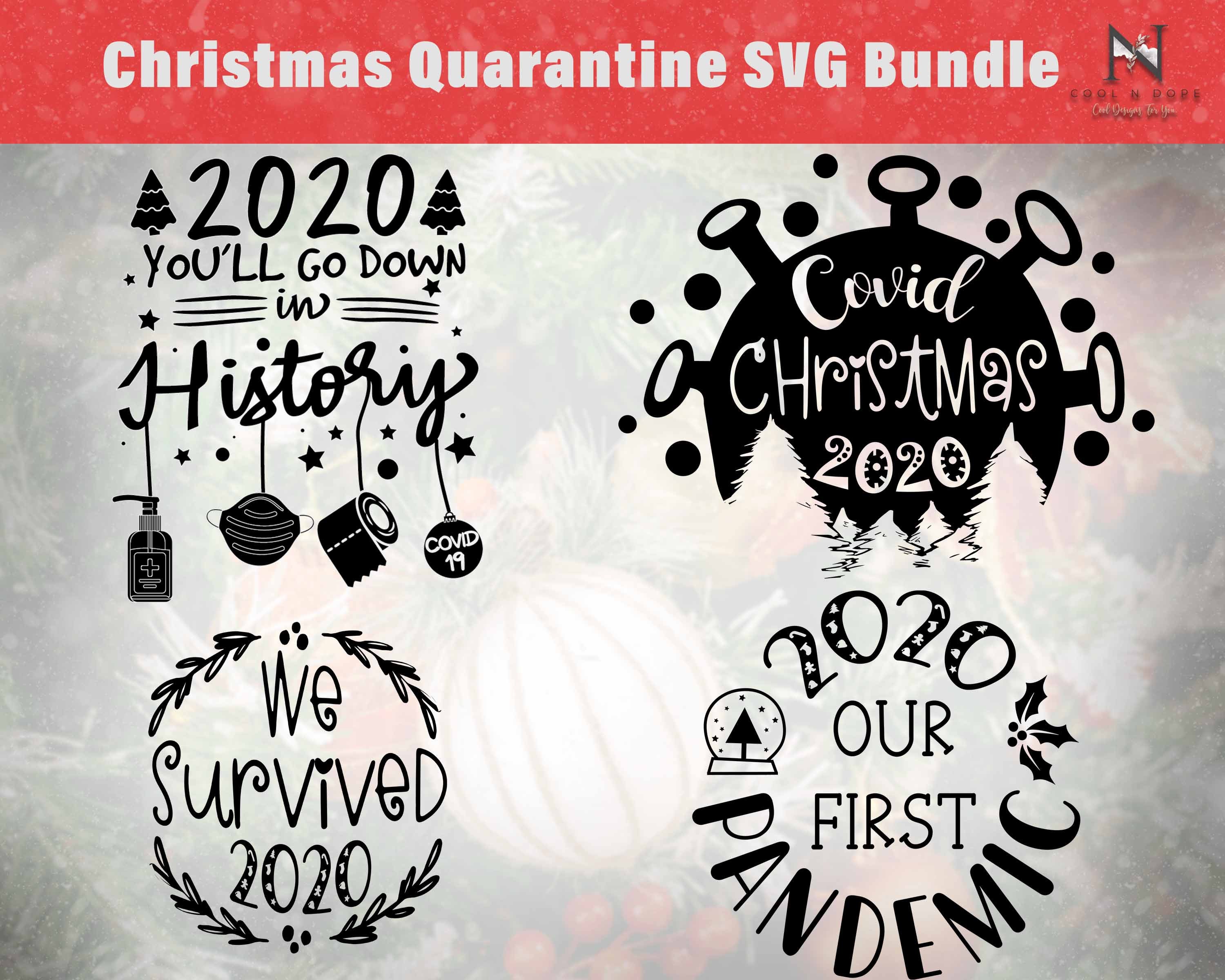 Download Christmas Quarantine SVG Bundle Covid Christmas 2020 SVG ...