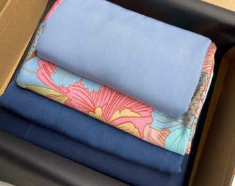 Überraschungspaket, Stoffpaket, Restepaket, mind. 2 Stoffe, mind. 3m - Webware - Wolle - Seide - Viskose