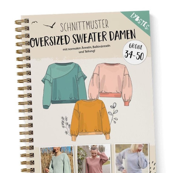Lybstes Sweater Damen oversized, Schnittmuster
