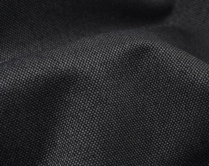 Polsterstoff aus Polyester in grau meliert Rom - 140cm breit - Stoff gemustert melange