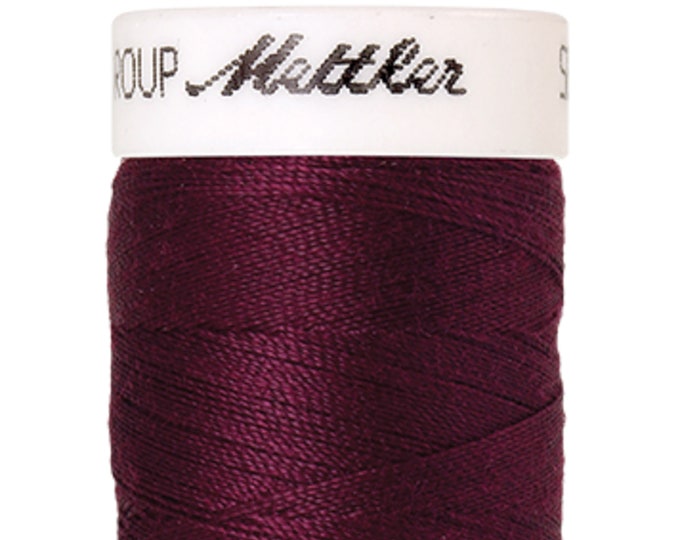 Seralon 200m col. 108 (Wine) Nähgarn von Amann Mettler - Hochwertiges Nähgarn für Näharbeiten - 200 Meter auf der Rolle – Farbe Wine - Nähfa