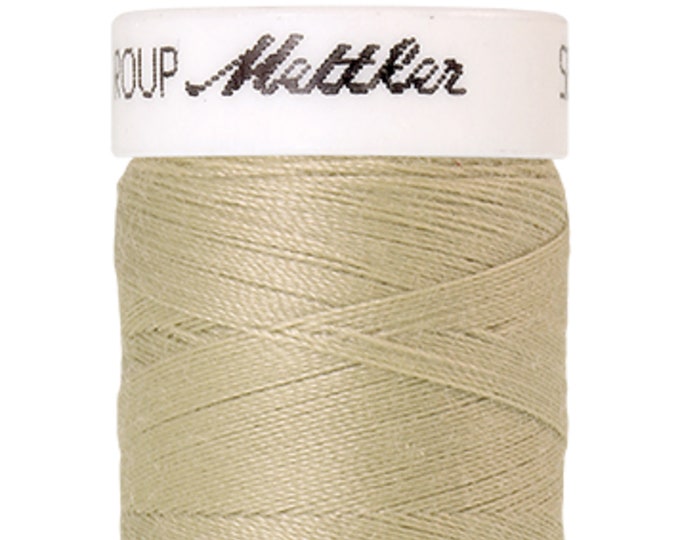 Seralon 200 m col. 1213 (Greenish Beige) sewing thread by Amann Mettler - High-quality sewing thread for sewing projects - 200 meters on a spool – Color G