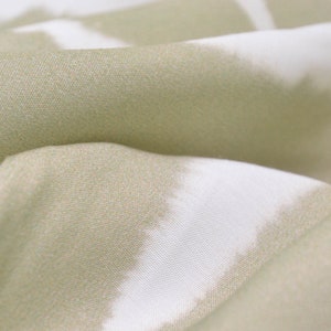 Blouse fabric made of viscose in beige and white for blouses - 150 cm wide - patterned fabric