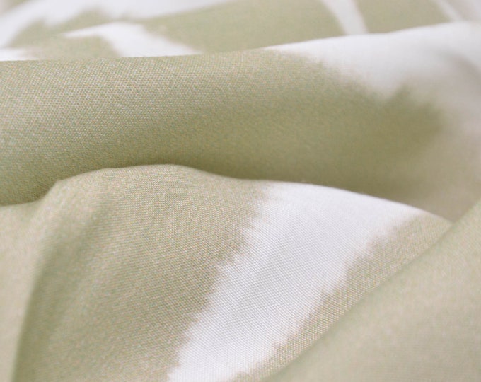 Blouse fabric made of viscose in beige and white for blouses - 150 cm wide - patterned fabric