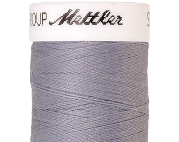Seralon 200 m col. 1462 (Silvery Grey) sewing thread by Amann Mettler - High-quality sewing thread for sewing projects - 200 meters on the roll - Color Sil