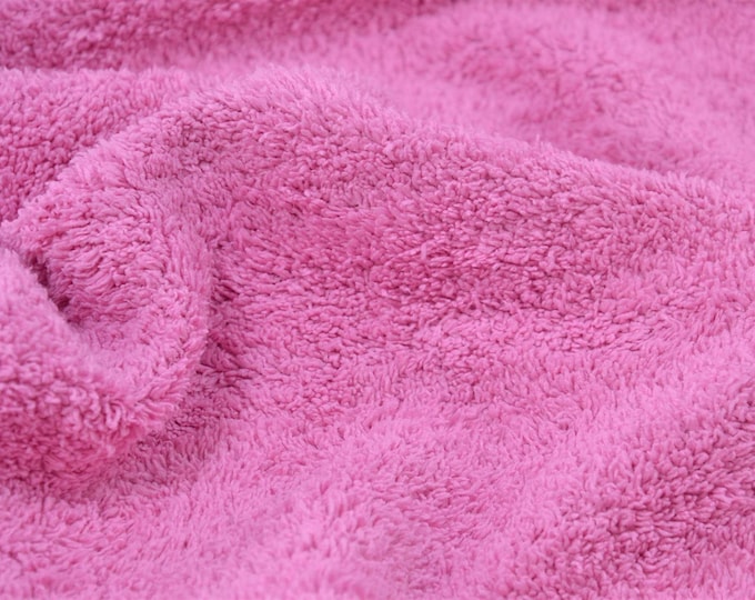 Fleece flauschig in pink