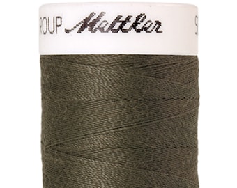 Seralon 200m col. 732 (Caper) Nähgarn von Amann Mettler - Hochwertiges Nähgarn für Näharbeiten - 200 Meter auf der Rolle – Farbe Caper - Näh
