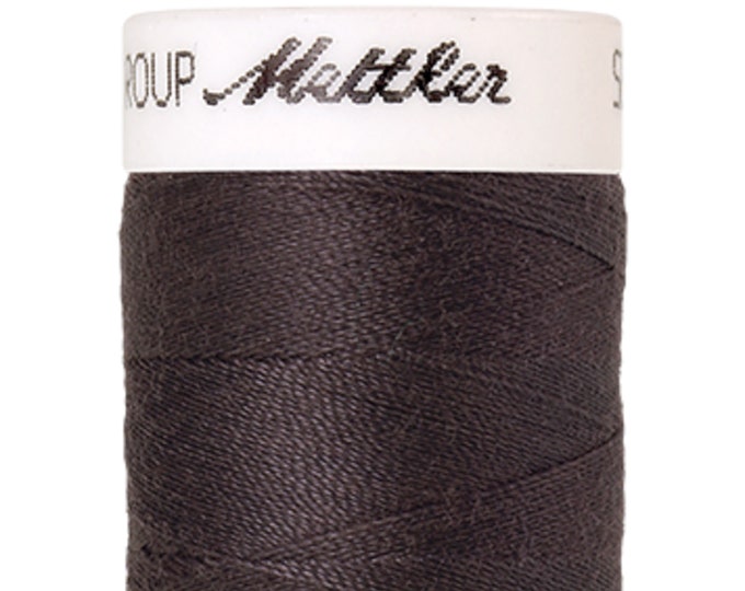 Seralon 200m col. 479 (Black Chrome) Nähgarn von Amann Mettler - Hochwertiges Nähgarn für Näharbeiten - 200 Meter auf der Rolle – Farbe Blac