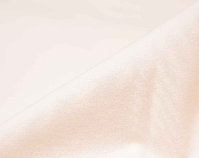 Waterproof softshell plain cream-white, stretch, sportswear - 150 cm wide - smooth fabric, UNI
