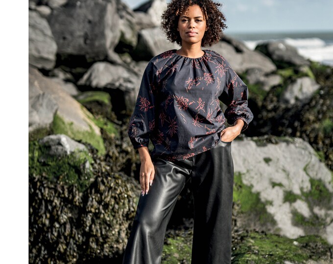 FIBRE MOOD 17, cotton, black, red